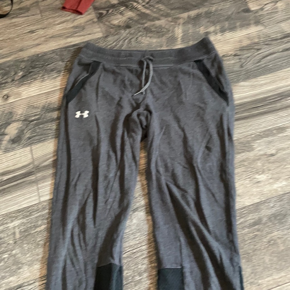 Under armor joggers! gray and black!